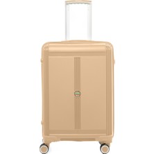 Unisex  JMY8101.06 John May Pp Silikon Valiz Orta Boy  67X41X29CM  Vizon