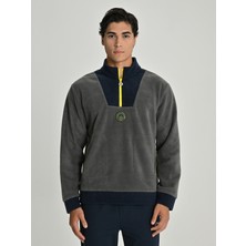 Fenerium Erkek Trıbun Yaka Detaylı Sweat