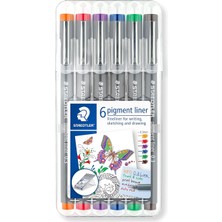 Yenibağ Store 30803SSB6 Pigment Liner Karışık Renk 0.3 mm 6'lı Set