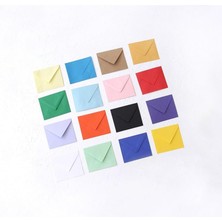 Yenibağ Store Minik Zarf, 7x9 cm 25 Adet (Siyah)