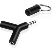 Yenibağ Store 3.5mm Kulaklık Stereo Çoklayıcı Çoğaltıcı Switch Splitter Anahtarlık Adaptör