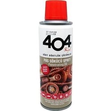 404 Pas Sökücü Sprey 200 Ml Tüm Yüzeylerde Güvenle Kullanılabilen Pas Sökme ve Yağlama Ürünü