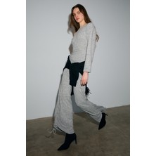 Grimelange KANDIAS Kadın Yumuşak Ve Esnek Dokulu Yanlardan Fonksiyonel Büzgülü Grimelanj Eşofman Altı