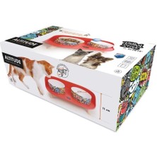 M-Pets Altitude Urban Style Double Raised Pet Bowl 2li Karışık Renkli