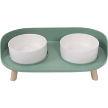 M-Pets Altitude Double Raised Pet Bowl 2x450ml