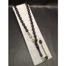 Han Ticarethane Siyah Renk Isme Özel Toz Kehribar Tesbih(Satıcıya Soru Sordan Ismi Iletmeniz Gerekmektedir)