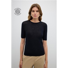 ROMAN Bisiklet Yaka Triko Siyah K2671024_001