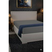 Favora %100 Pamuk Ranforce Premium King Size Lastikli Çarşaf - Koyu Gri