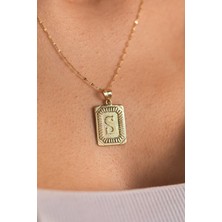 Yavuz Kuyumculuk 14 Ayar Altın Ince Italyan Aynalı Harf Kolye