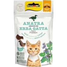 Gimcat Crunchy Snacks Ördek ve Kedi Otlu Tahılsız Kedi Ödülü 50 Gr
