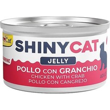 GimCat Shinycat Tavuklu ve Yengeçli Kedi Konservesi 70gr