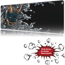 Urzuva Smoke Fang 90X40 4mm Kalınlık  Premium Gaming Oyuncu Mousepad, Anti Slip Xxl Mouse Pad