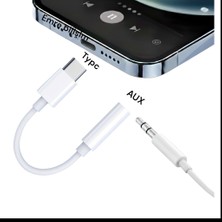 Emre Bilişim Galaxy S25 ve Ultra-C To 3.5mm Jack Kulaklık Çevirici Aux Dönüştürücü Adaptör 1 adet