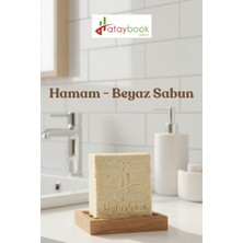 Hataybook Hamam Kokulu Saf Beyaz Sabun 1 Adet 100 gr