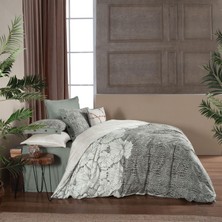 Sarev Anas Çift Kişilik %100 Pamuk Flanel (Pazen) Nevresim Takımı Haki