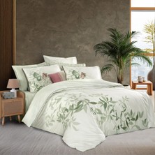 Sarev Nerissa Tek Kişilik %100 Pamuk Çift Taraflı Nevresim Takımı  Yeşil