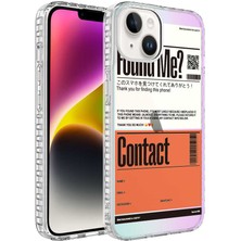 Egstech Apple iPhone 13 Kılıf Kenarları Airbumper Darbeye Dayanıklı Tasarım Renkli Desenli Silikon Elegans Case