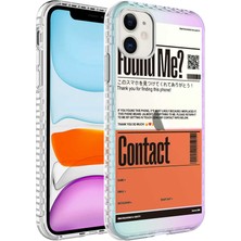 Egstech Apple iPhone 11 Kılıf Kenarları Airbumper Darbeye Dayanıklı Tasarım Renkli Desenli Silikon Elegans Case