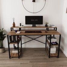 Deconode Optima Monitör Raflı Bilgisayar Masası