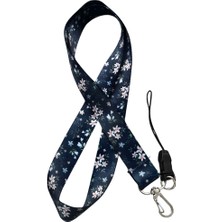 Mini Çiçek Temalı Boyun Askı Ipi (A20)