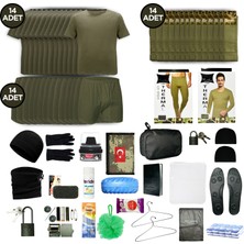 Askerimalzeme.com 14'lü Kışlık Ekonomik Karacı Bedelli Asker Seti