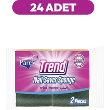 Parex Trend Oluklu 2'li Klasik Sünger Yirmidört Paket 24 Paket