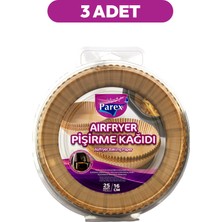 Parex Airfryer Pişirme Kağıdı 25'li Üçlü Set