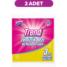 Parex Trend 3'lü Temizlik Bezi İkili Set
