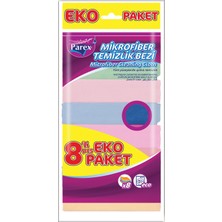 Parex Mikrofiber Temizlik Bezi 8'li