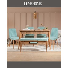 Luma Home Gordes Atlantik-Fıstık Large Yemek Masası Takımı