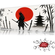 Urzuva Spirit Of The Samurai 90X40 4mm Kalınlık Premium Gaming Oyuncu Mousepad, Anti Slip Xxl Mouse Pad