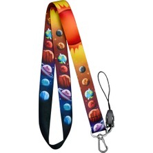 Uzay / Gezegen Temalı Boyun Askı Ipi (A83)