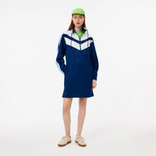 Lacoste Color-Block Interlock Sweatshirt Dress