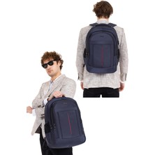 Dada USB Aparatlı Erkek Sırt Çantası Okul Iş Günlük Kullanım Ortopedik 14-15,6 Inç Su Geçirmez Kumaş