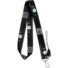 Müzik Temalı Siyah Boyun Askı Ipi (A89)