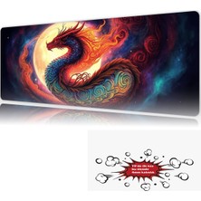 Urzuva Solar Serpent 90X40 4mm Kalınlık Premium Gaming Oyuncu Mousepad, Anti Slip Xxl Mouse Pad