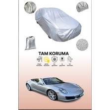 Dokaca Gri Porsche 911 Car.rera 4s Cabriolet (991) 2012 - 2018 Uyumulu Oto Branda, Araba Brandası