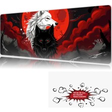 Urzuva Mk Wolfs 90X40 4mm Kalınlık Premium Gaming Oyuncu Mousepad, Anti Slip Xxl Mouse Pad