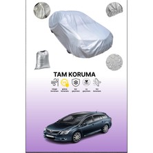 Dokaca Gri Toyota Avensis Wagon 2009 - 2015 Uyumulu Oto Branda, Araba Brandası, Koruyucu Örtü