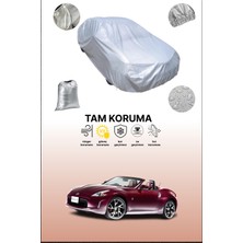 Dokaca Gri Nissan 370Z Roadster 2012 - 2021 Uyumulu Oto Branda, Araba Brandası, Koruyucu Örtü