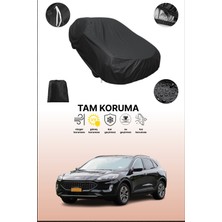 Dokaca Siyah Ford Escape 4 Uyumlu Araba Brandası, Koruyucu Örtü, Oto Branda