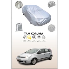 Dokaca Gri Nissan Note 2005 - 2008 Uyumulu Oto Branda, Araba Brandası, Koruyucu Örtü