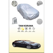 Dokaca Gri Opel Astra Sport Hatch 2004 - 2010 Uyumulu Oto Branda, Araba Brandası, Koruyucu Örtü
