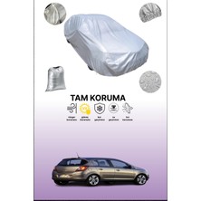 Dokaca Gri Opel Corsa 5 Kapılı 2010 - 2014 Uyumulu Oto Branda, Araba Brandası, Koruyucu Örtü