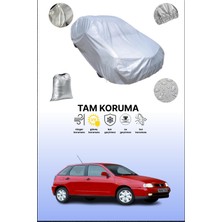 Dokaca Gri Seat Ibiza 5 Kapılı 1993 - 1996 Uyumulu Oto Branda, Araba Brandası, Koruyucu Örtü