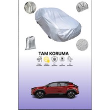 Dokaca Gri Toyota Yaris Cross Uyumulu Oto Branda, Araba Brandası, Koruyucu Örtü