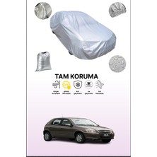 Dokaca Gri Chevrolet Celta - 5 Kapılı 2000 - 2021 Uyumulu Oto Branda, Araba Brandası, Koruyucu Örtü
