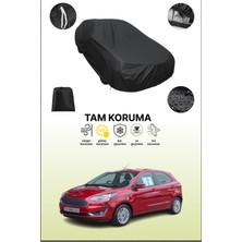 Dokaca Siyah Ford Ka+ Uyumlu Araba Brandası, Koruyucu Örtü, Oto Branda
