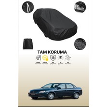Dokaca Siyah Chevrolet Classic 2002 - 2016 Uyumlu Araba Brandası, Koruyucu Örtü, Oto Branda