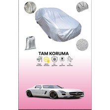 Dokaca Gri Mercedes-Benz Sls Amg Coupe Uyumulu Oto Branda, Araba Brandası, Koruyucu Örtü